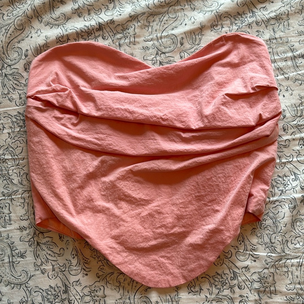 Pink corset top
